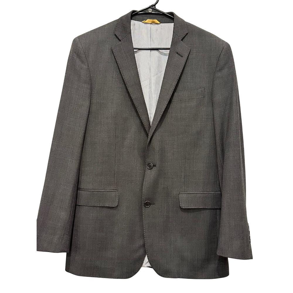 Brooks Brothers Regent Fit Explorer Wool Blend‎ Sport Coat Blazer Gray Men's 40L